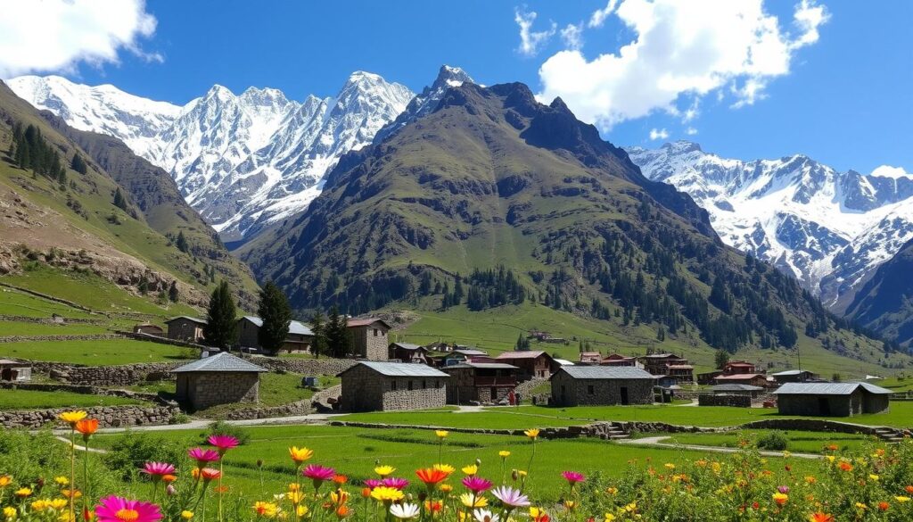 Gulmit Village in Hunza Valley, Pakistan