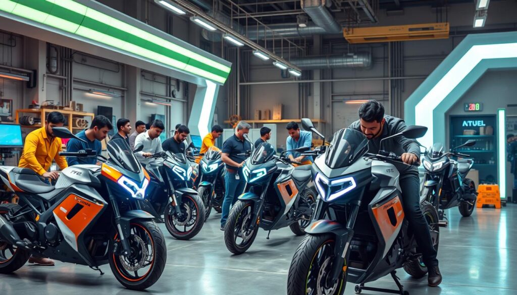 electric motorcycle industry pioneers